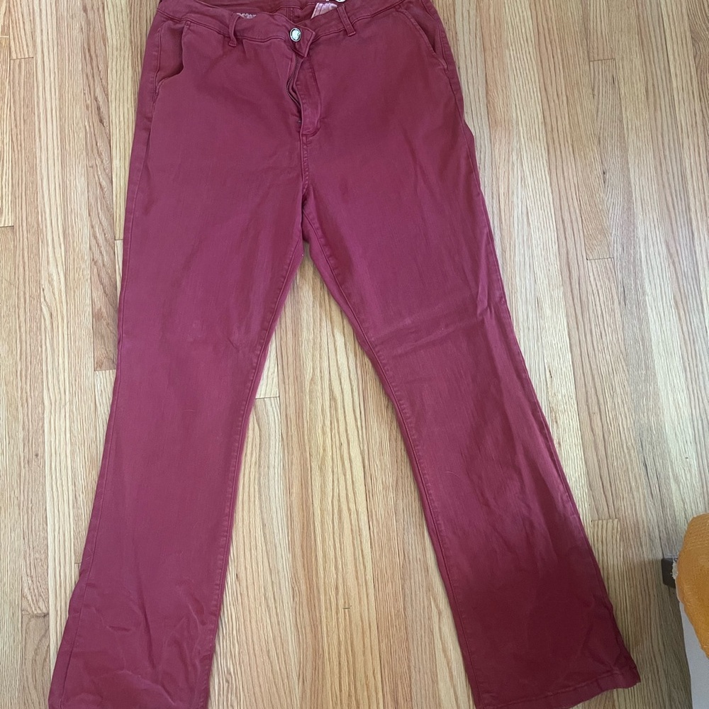 Reddish Pink boot leg pants from Stitch Fix